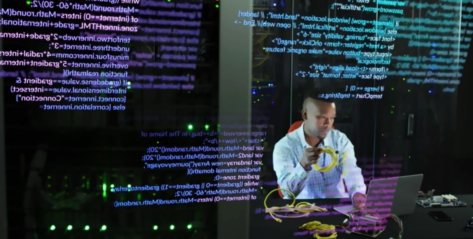 Student werkt aan game development project op laptop met code editor